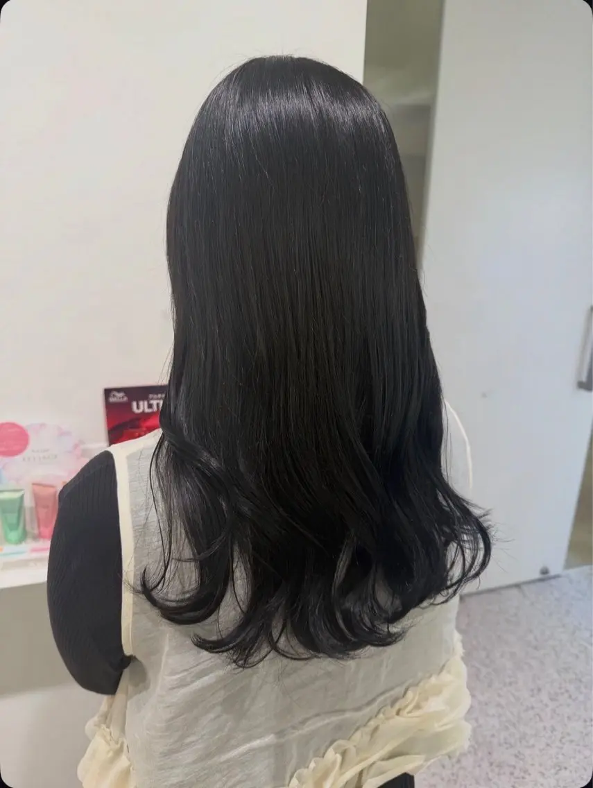 ミディアム カラー パーマ ヘアアレンジ メンズ カット ヘアカラー トリートメント 透明感カラー／ 新潟万代/池野里衣のヘアスタイル