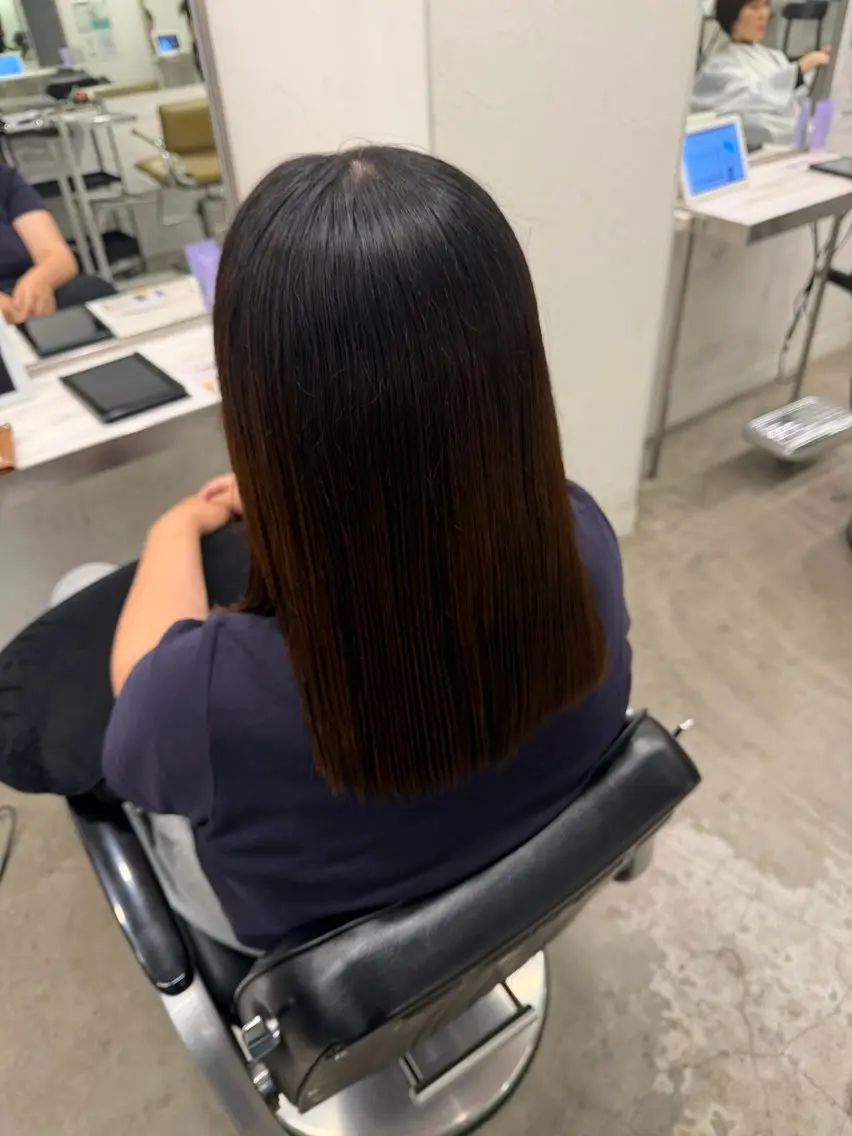 ミディアム ヘアカラー/ WARPミユのヘアスタイル