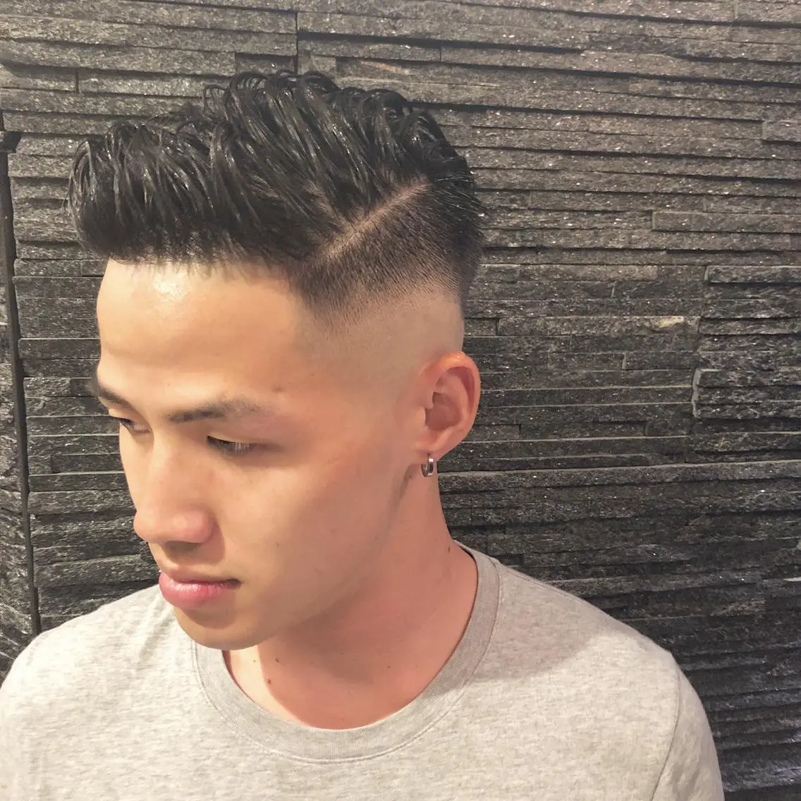 ショート パーマ メンズ 木村 りきのヘアスタイル