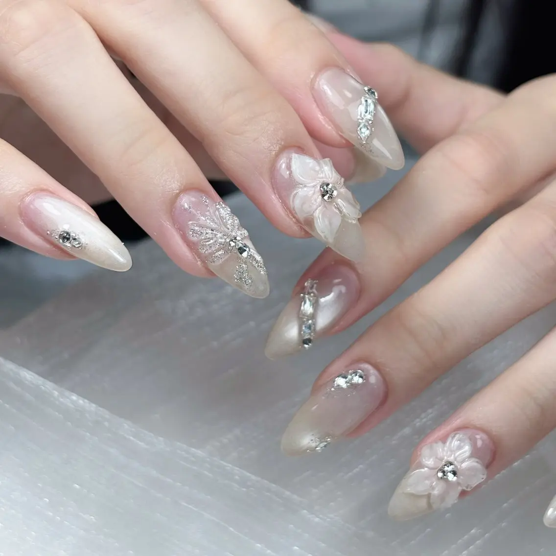 ネイル 長さ出し ロングネイル スカルプネイル スーパーロングネイル ハンドネイル Sully Nail Labのネイルデザイン