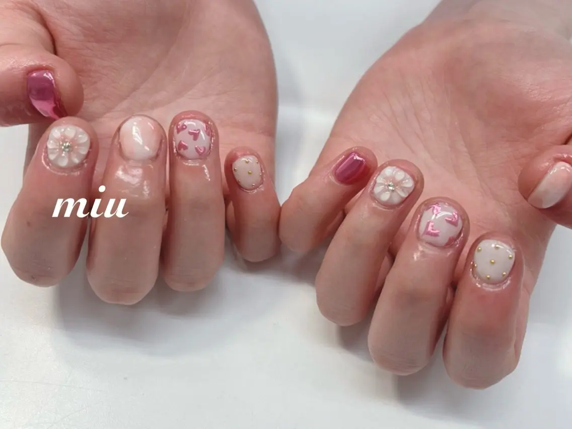 ネイル ハンドネイル miu nail 🐾mihoのネイルデザイン