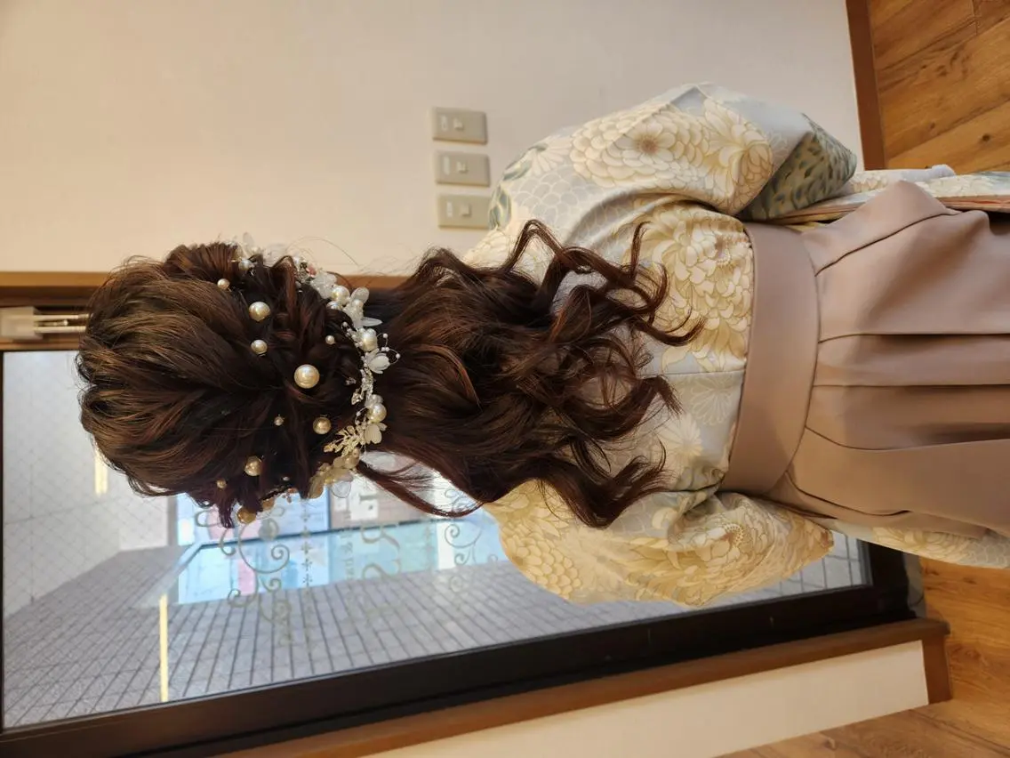 ヘアアレンジ ヘアセット天神駅直結 jrメンバーJUNのヘアスタイル