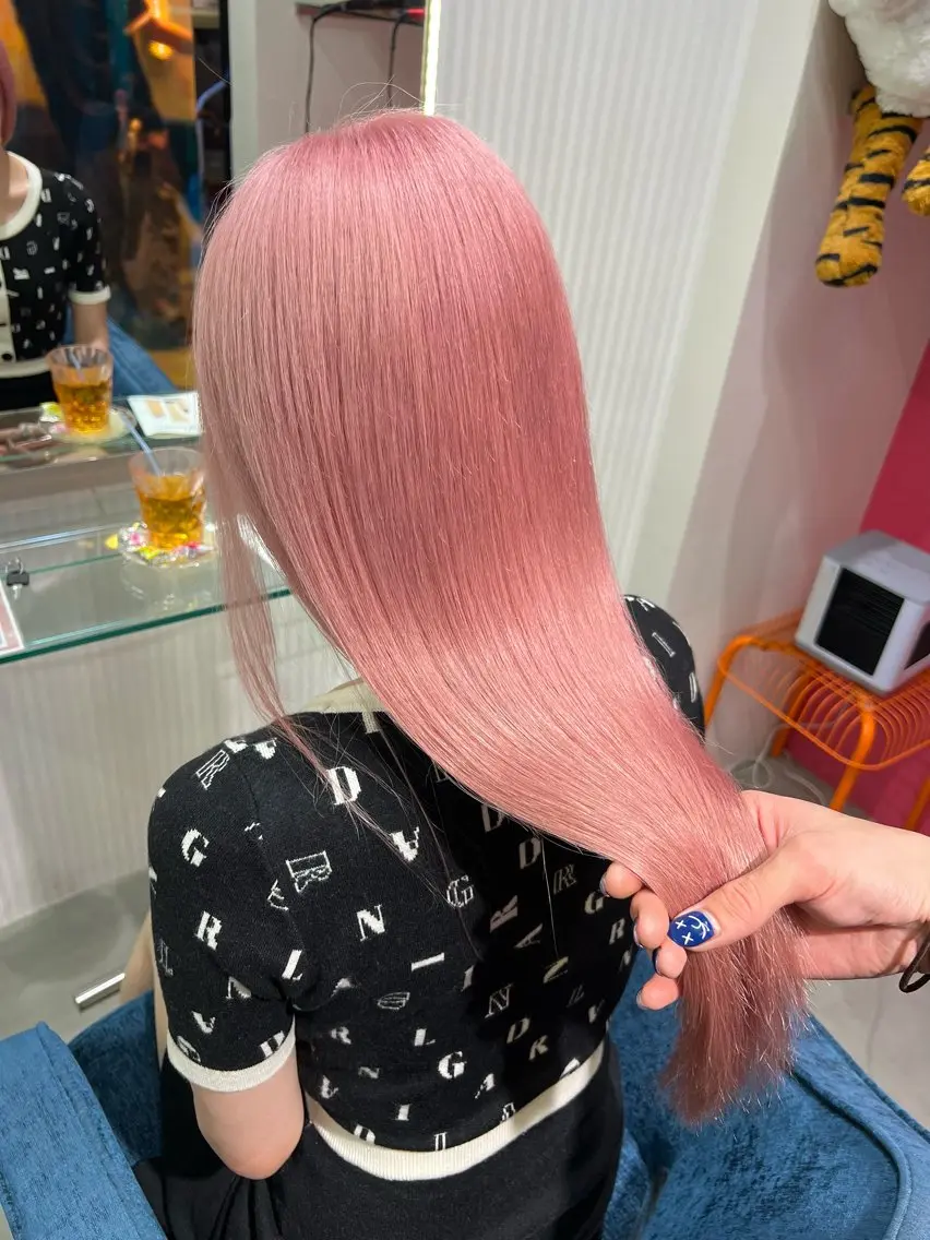 ⭐️ 【1番人気】カット+ダブルカラー ⭐️(ケアブリーチ付)✨の写真