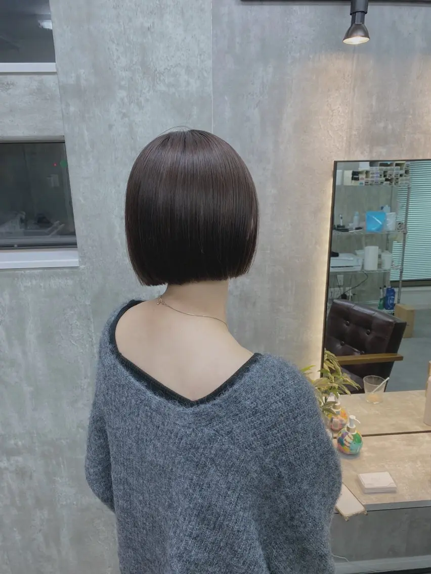 ショート パーマ ショートボブ ハンサムショート ボブ ショートヘア 1席のみの 美容室IKKIのヘアスタイル