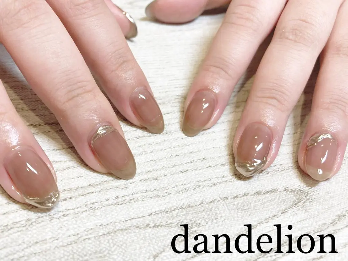 ネイル ハンドネイル ハンドケア dandelion ダンデライオンのネイルデザイン