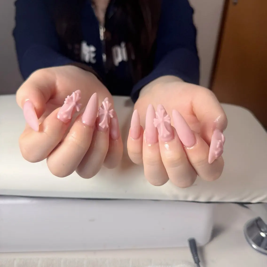 ネイル チークネイル フレンチネイル グラデーション 韓国ネイル マグネットネイル ハンドネイル Hana Nailのネイルデザイン