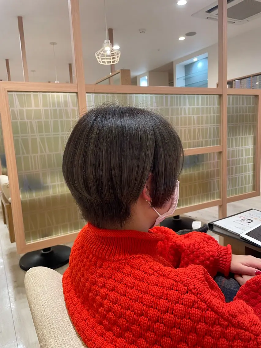 ショート 韓国風ヘア ショートヘア être 加藤 悠花のヘアスタイル