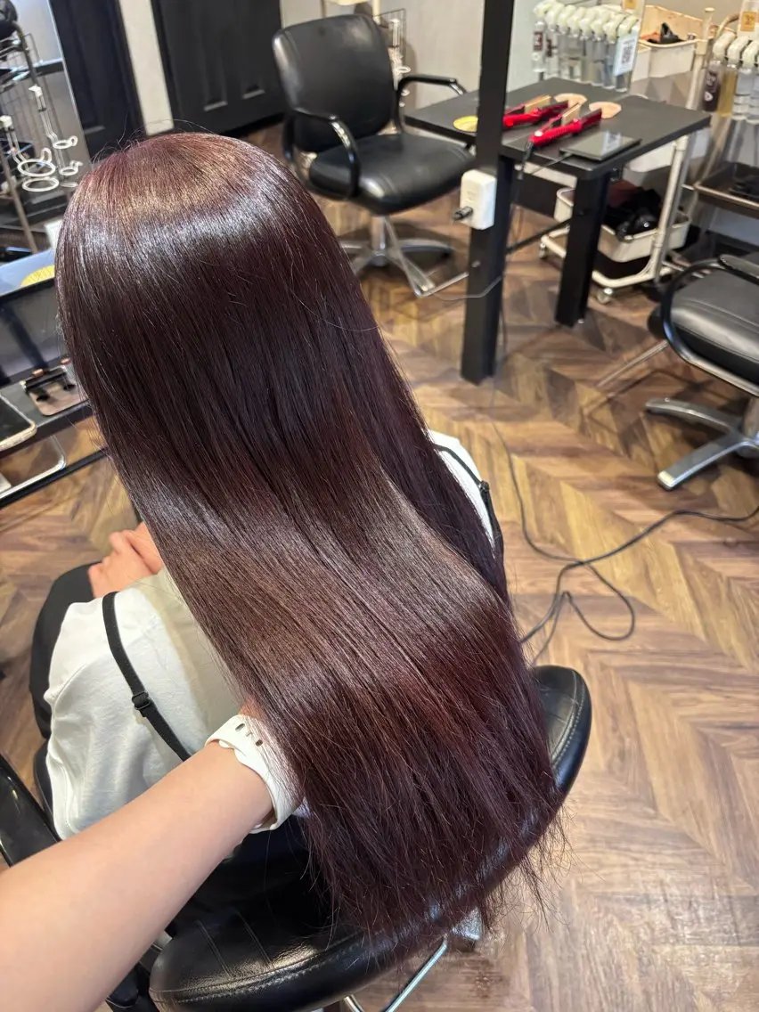 ロング ピンクラベンダー ヘアカラー angelica 🌸ayaka🌸のヘアスタイル