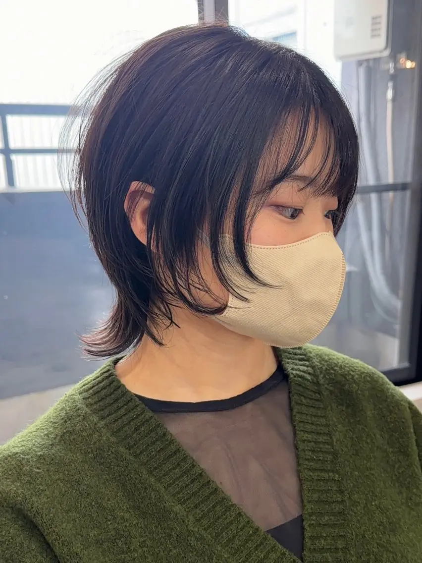 ショート カット ヘアカラー トリートメント ロングレイヤー/ボブ レイヤー/菅野恭平のヘアスタイル