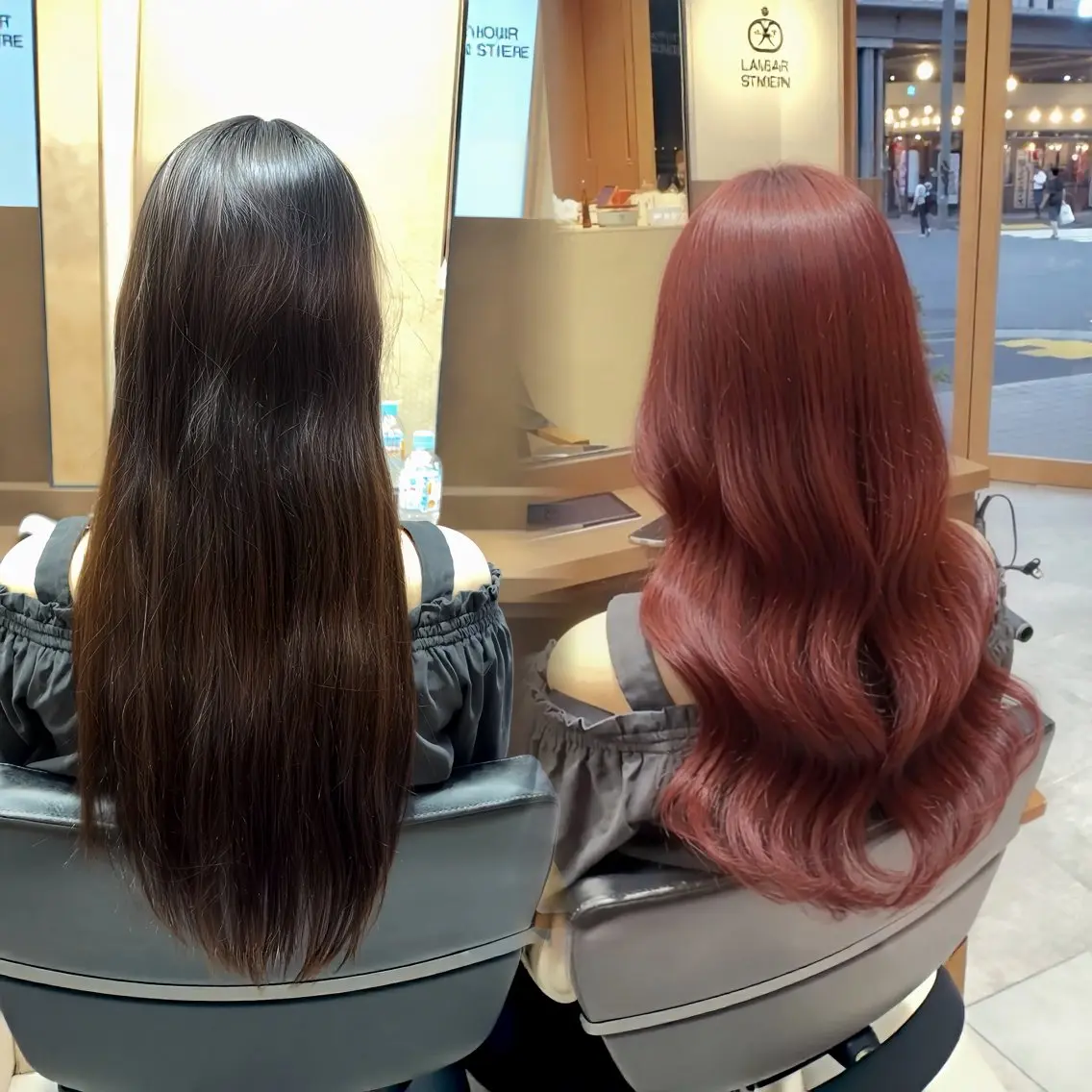 ロング 髪質改善 トリートメント カット ヘアカラー トリートメント ヘッドスパ ヘアセット 💎内部補修ケアカラ ー/ブリーチなし清野のヘアスタイル