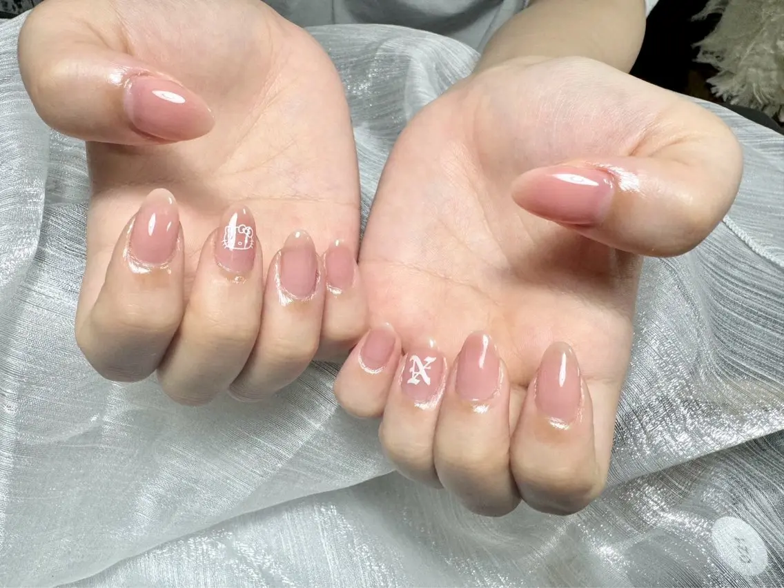 ネイル ワンカラーネイル ハンドネイル ハンドケア ⭐️Syu Rei⭐️のネイルデザイン
