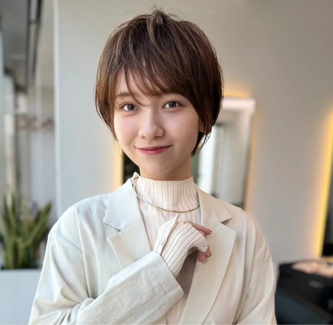 ショート くびれヘア ショートヘア 雨宮 美月/ショート特化のヘアスタイル