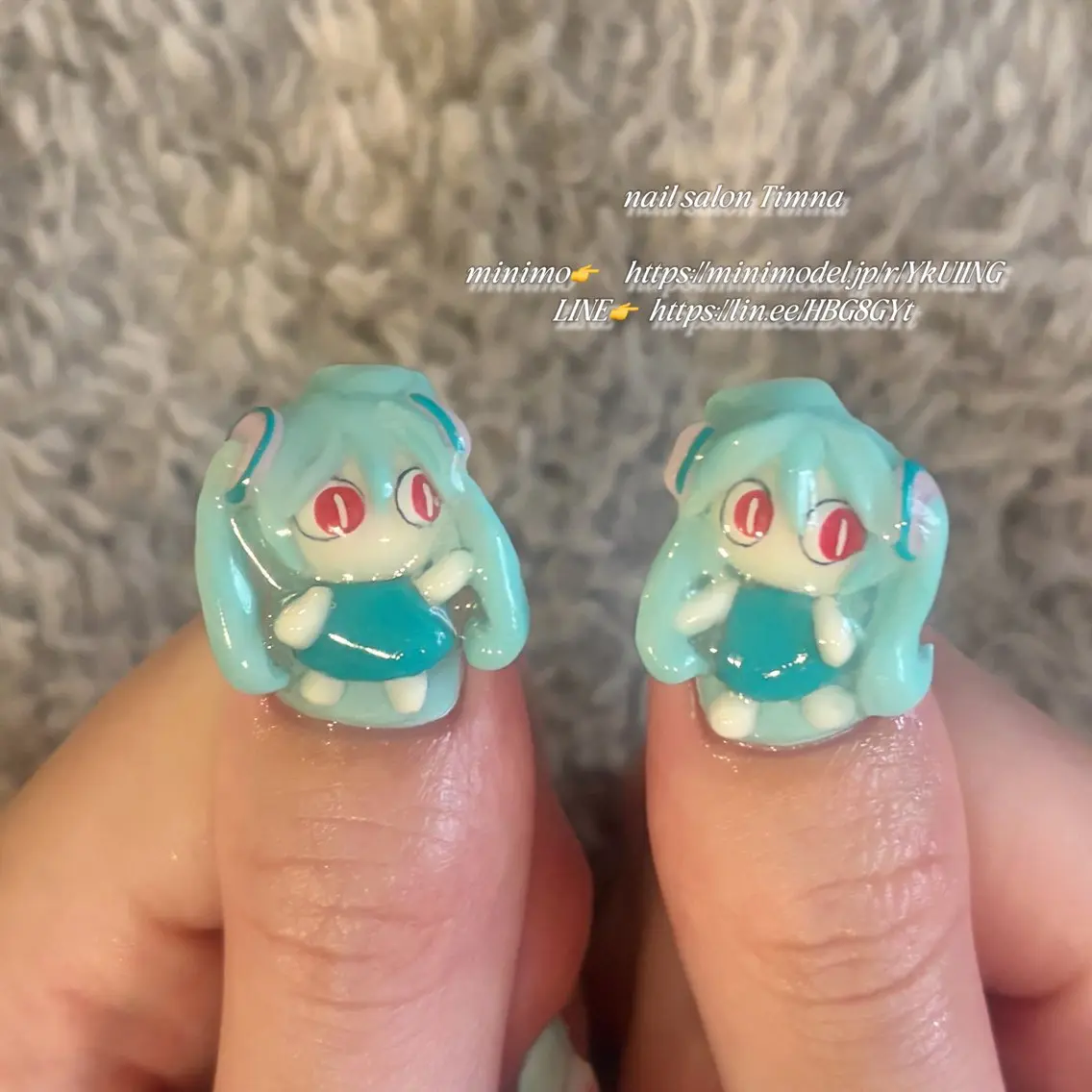 ミディアム ハンドネイル NAILSALON 🍔Timna🍟のネイルデザイン