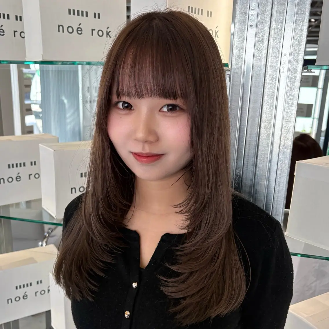 セミロング カラー カット ヘアカラー トリートメント ✨縮毛矯正/ボブ✨ 佐藤 さくらのヘアスタイル