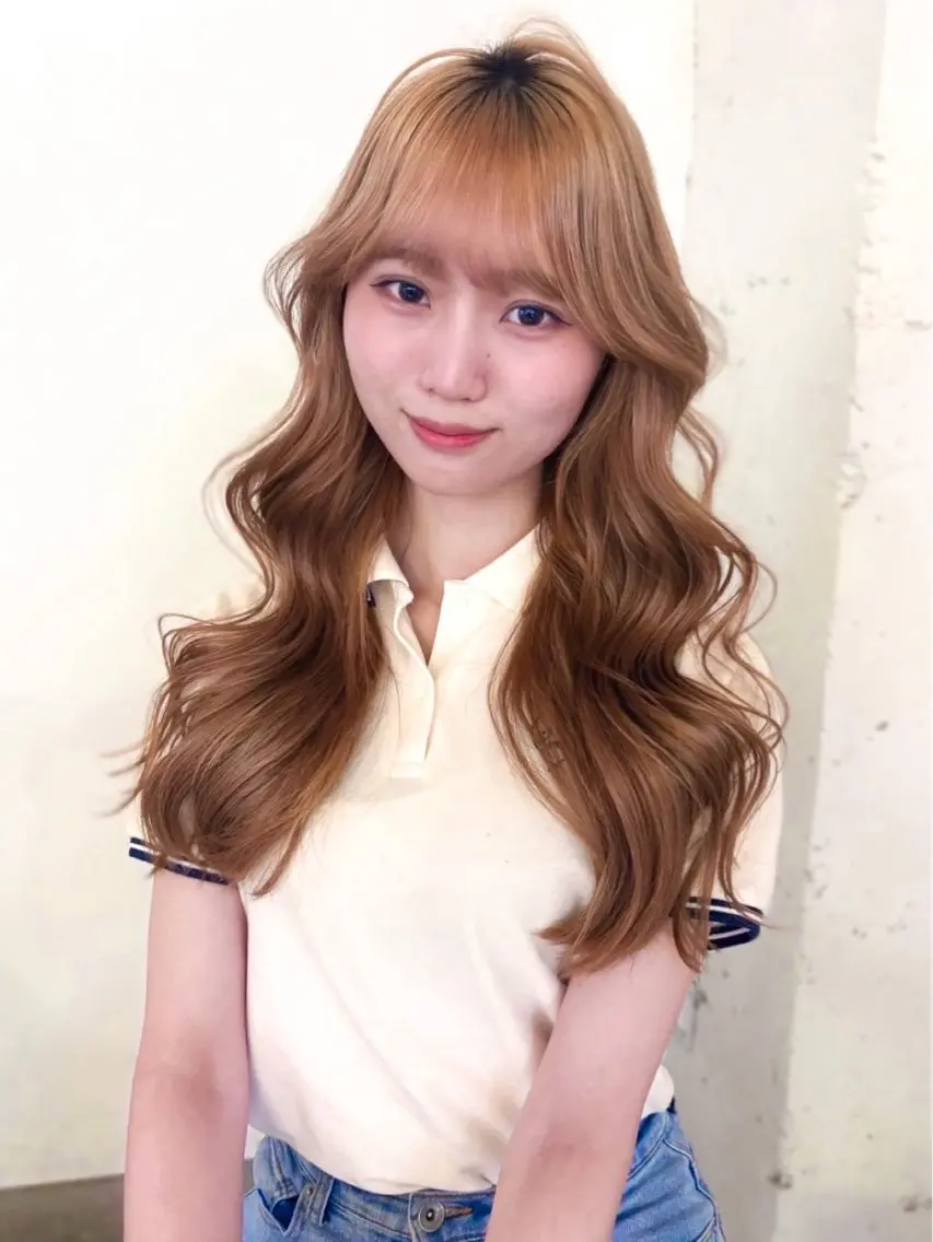 ロング そ にのヘアスタイル