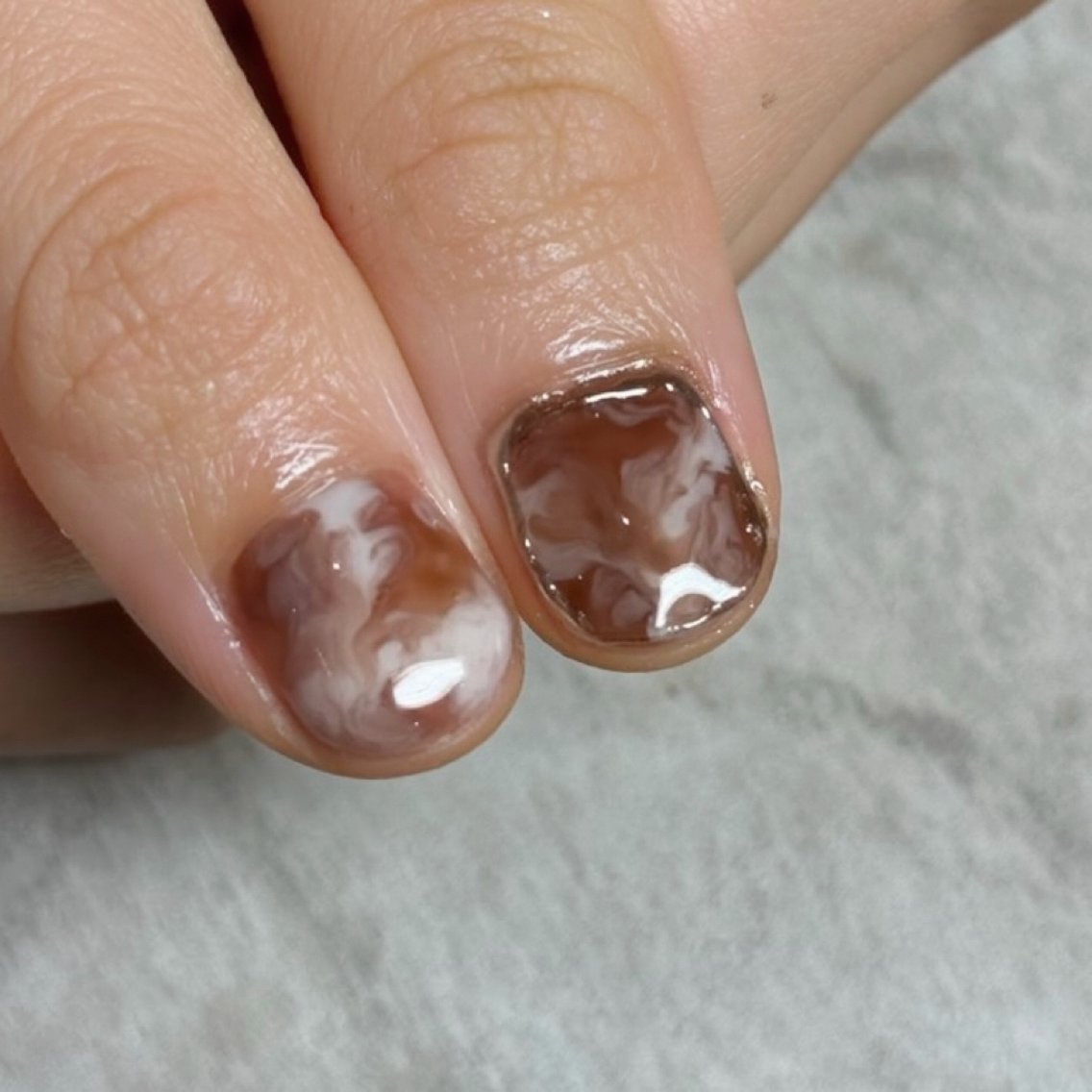 ネイル シンプルネイル ハンドネイル Wakana .Sのネイルデザイン