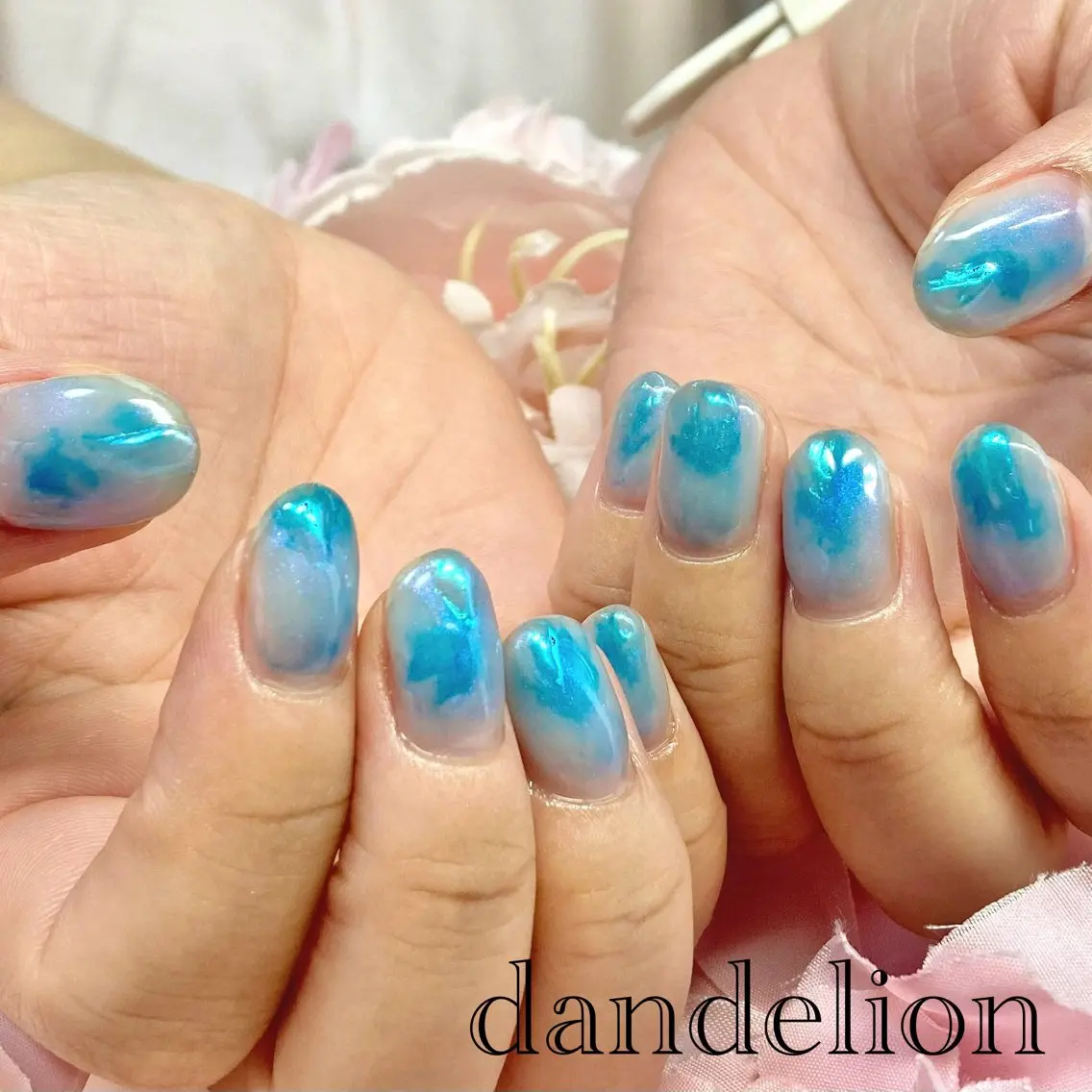 ネイル ハンドネイル ハンドケア dandelion ダンデライオンのネイルデザイン
