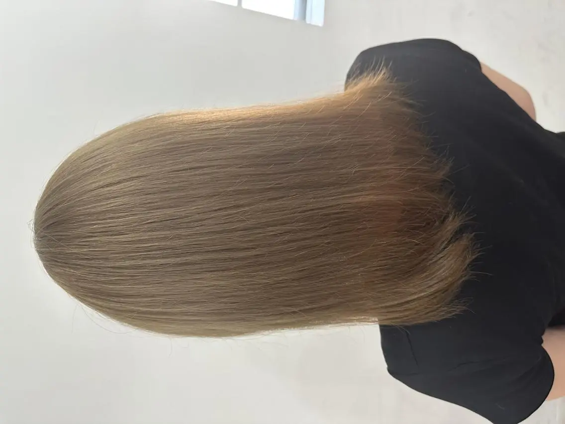 ロング カラー ヘアアレンジ MISAKIエクステ ブリーチ\5900のヘアスタイル