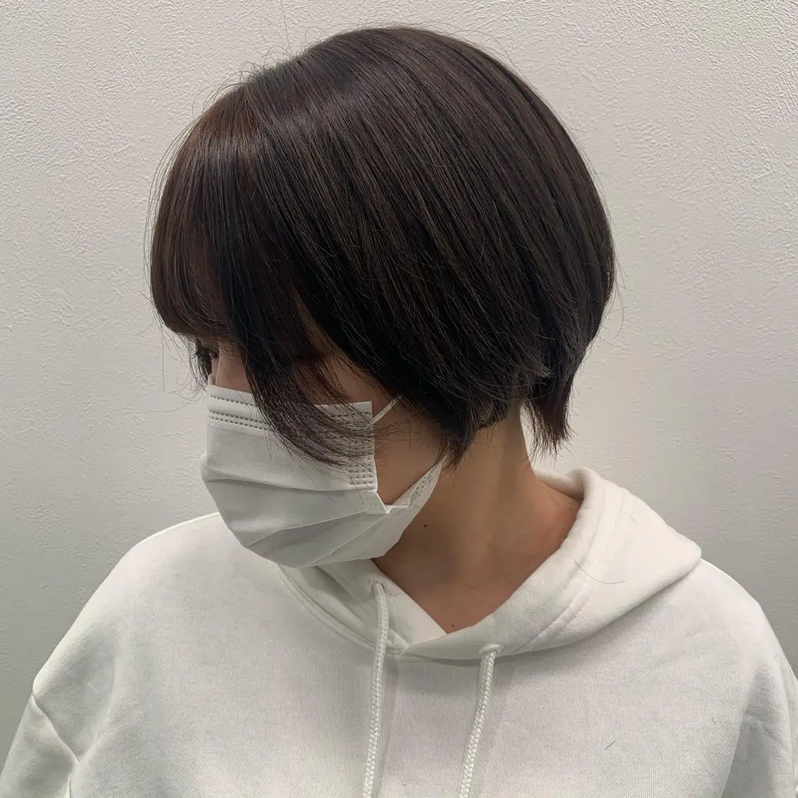 ショート カラー ヘアアレンジ ブリーチ ブリーチなしカラー オリーブカラー ボブ 髪質改善 カット ヘアカラー ダブルカラー｜ なおき｜池袋美容師のヘアスタイル