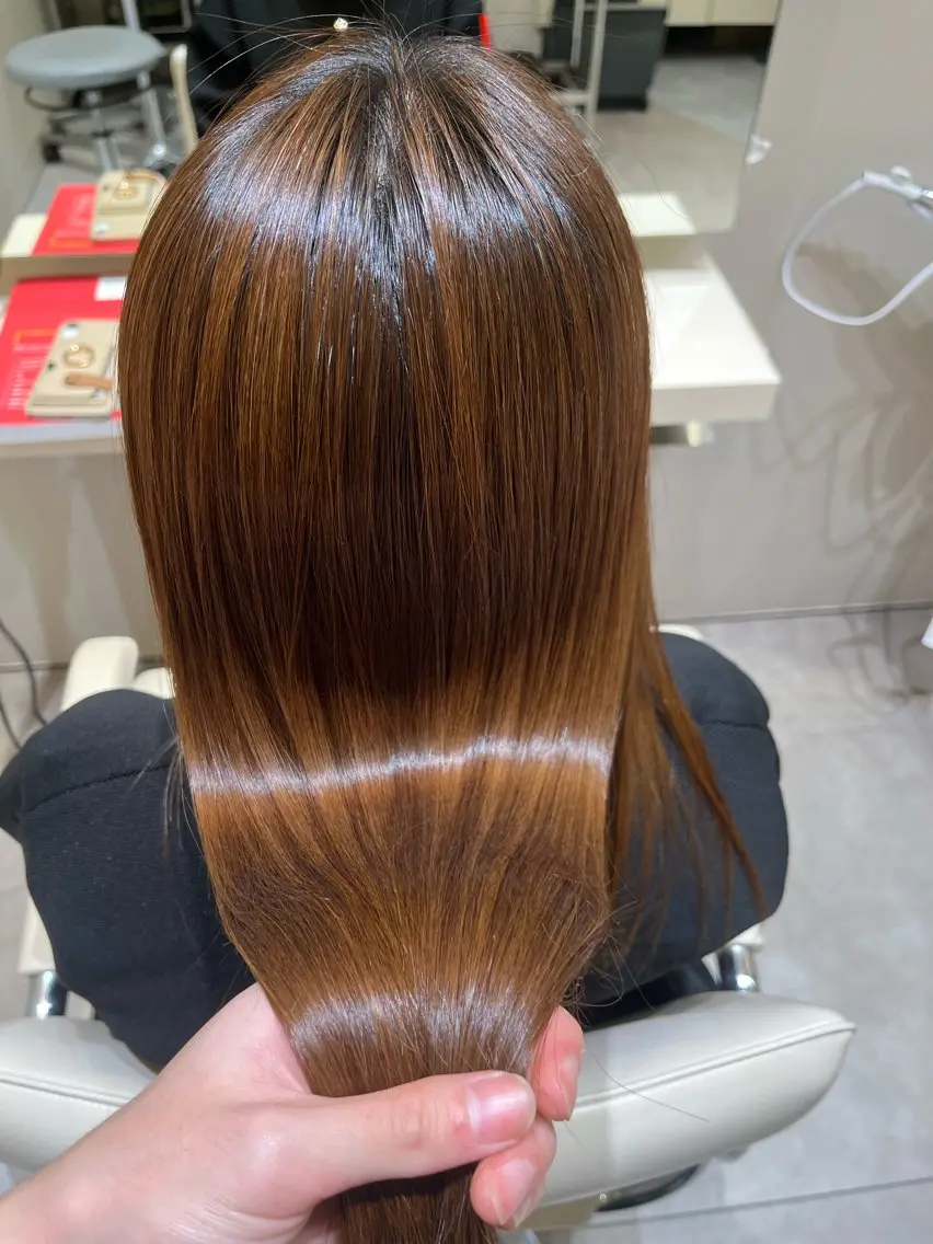 ロング 縮毛矯正 k-two 関 七海のヘアスタイル