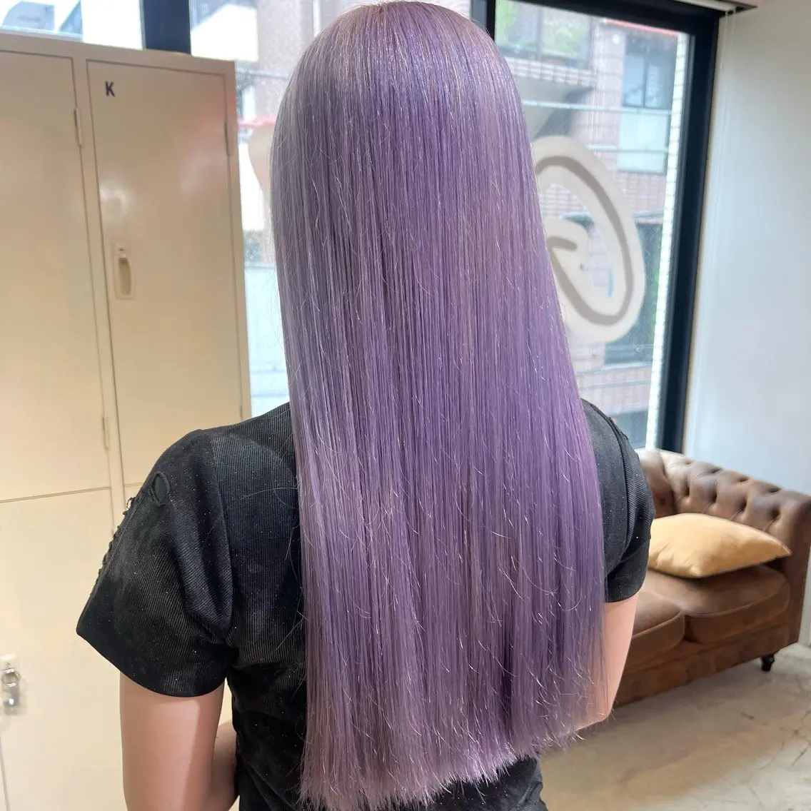 ロング カラー パーマ ヘアアレンジ カット ヘアカラー 🧨ブリーチー×ボブ レイヤー💎じゅえるのヘアスタイル