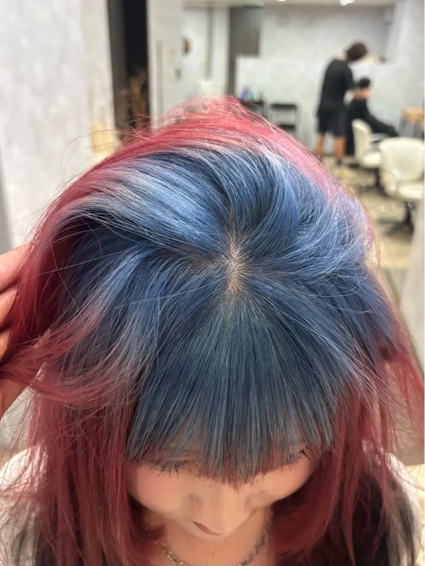 ロング カラー カット ヘアカラー トリートメント 🌐NATSUMI 🌐【寒色カラー】のヘアスタイル