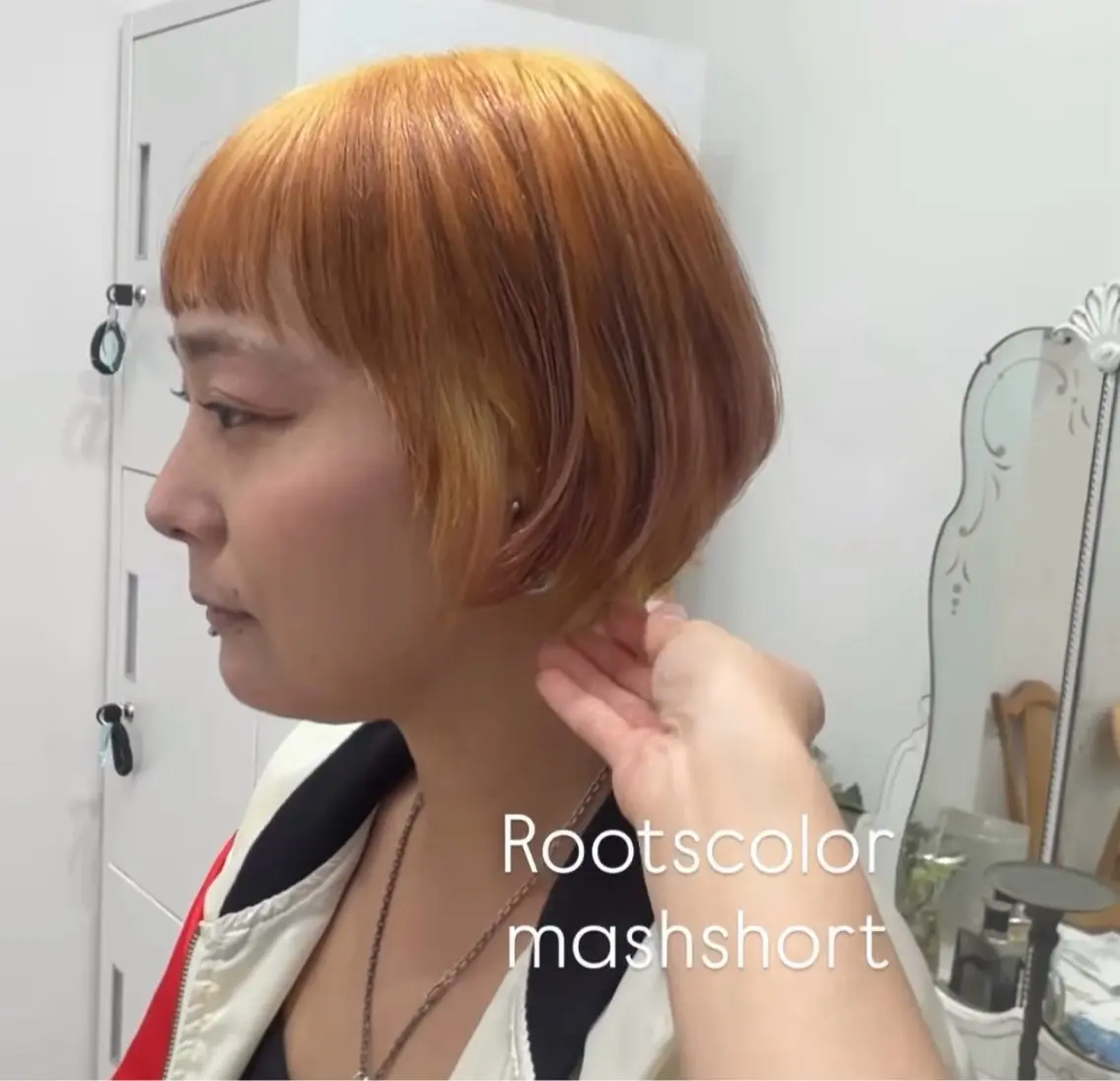 ショート オン眉 ショートヘア カット トリートメント ヘッドスパ スギヤマチヒロ /パーマ/ショートのヘアスタイル