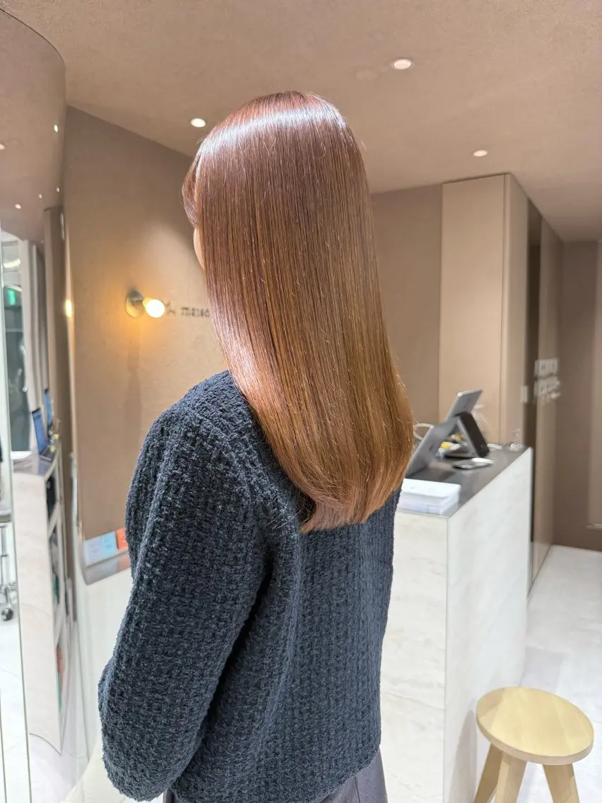 ロング カット 縮毛矯正 🎀髪質改善🎀 恵比寿/sayuのヘアスタイル