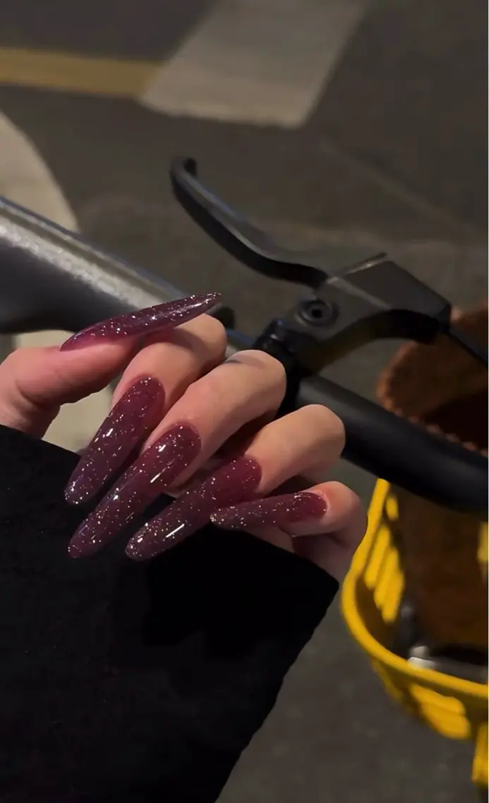 新規ジェルオフ有り🈶 🪩/〔チップ長さ出し〕フラッシュ💅ハンドネイルの写真
