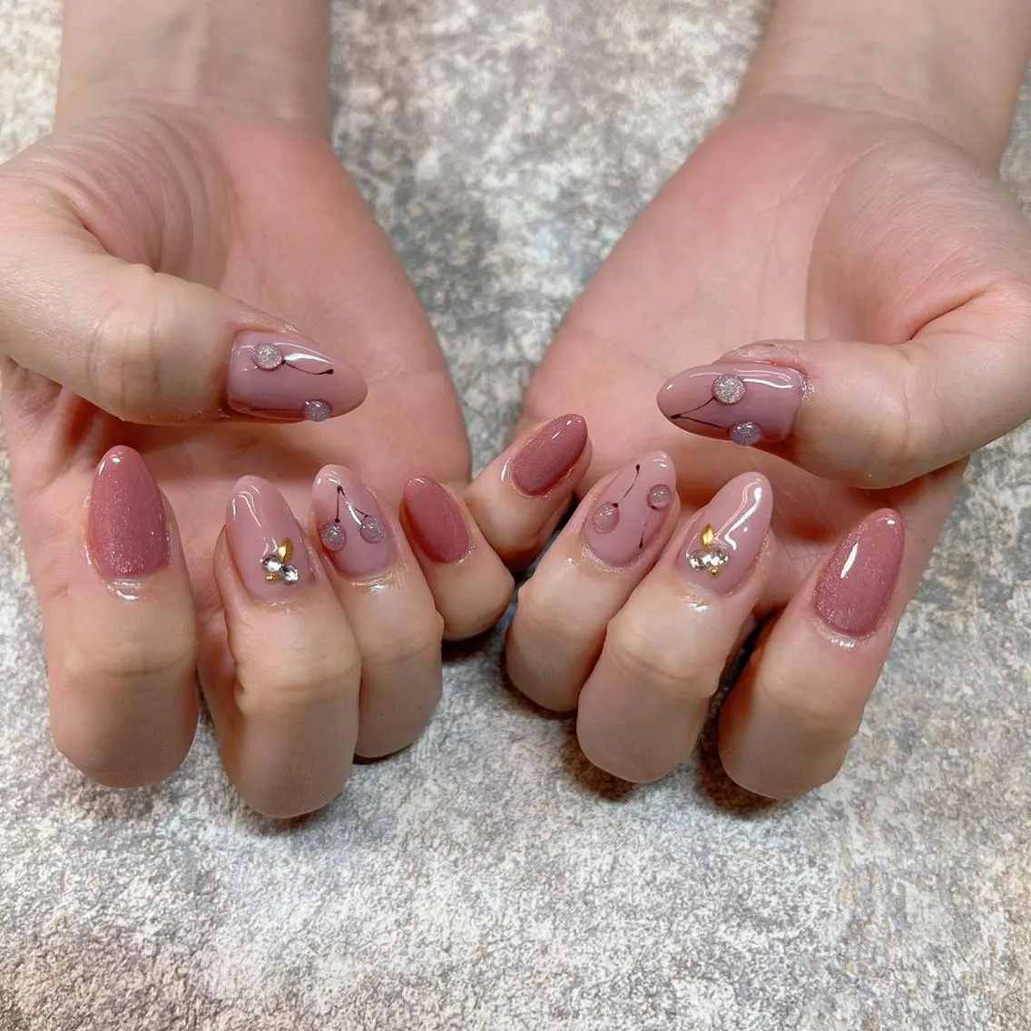 ネイル ハンドネイル LOVE NAIL 💕Sonoのネイルデザイン
