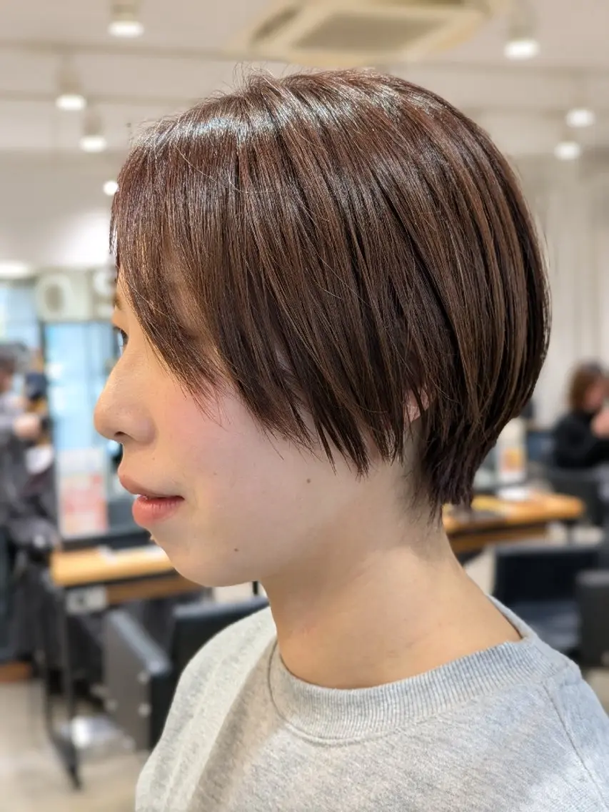 ショート カラー ハンサムショート ショートヘア 小顔カット ASANO   SHOUMAのヘアスタイル