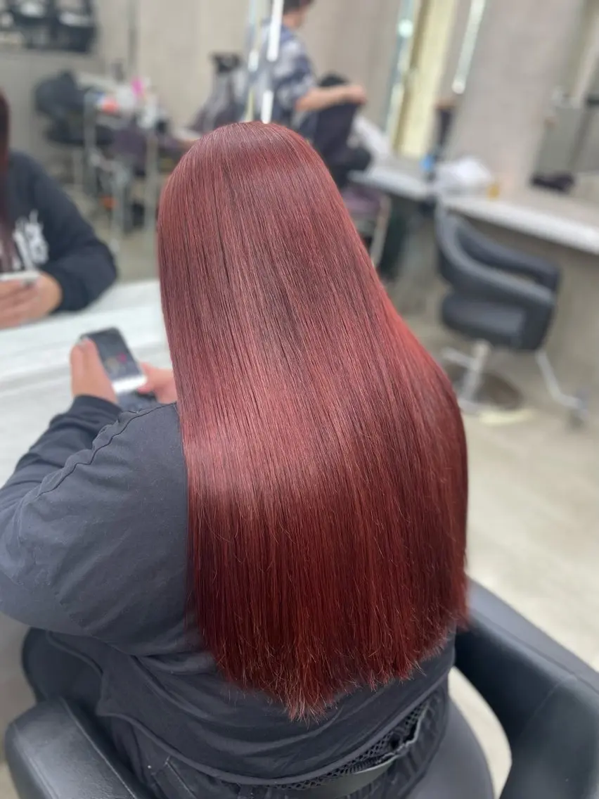 ロング カラー ヘアアレンジ 💗横浜美容室 💗HARUNAのヘアスタイル