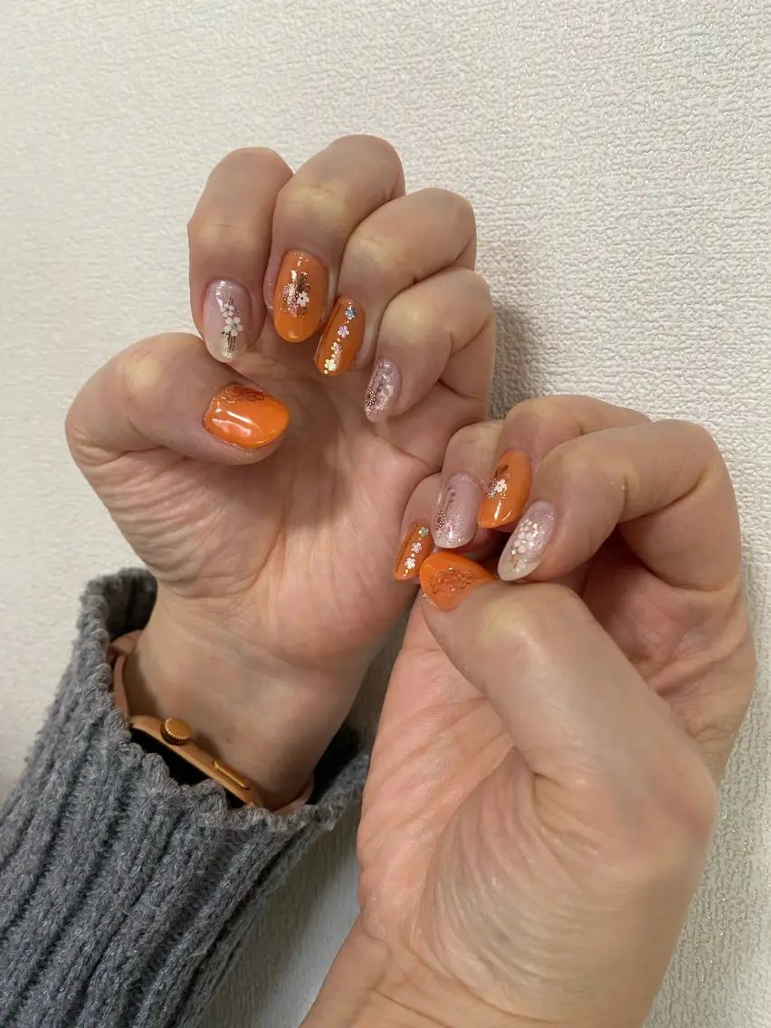 ネイル 持ち込み ハンドネイル 自宅サロン FeelFreeのネイルデザイン