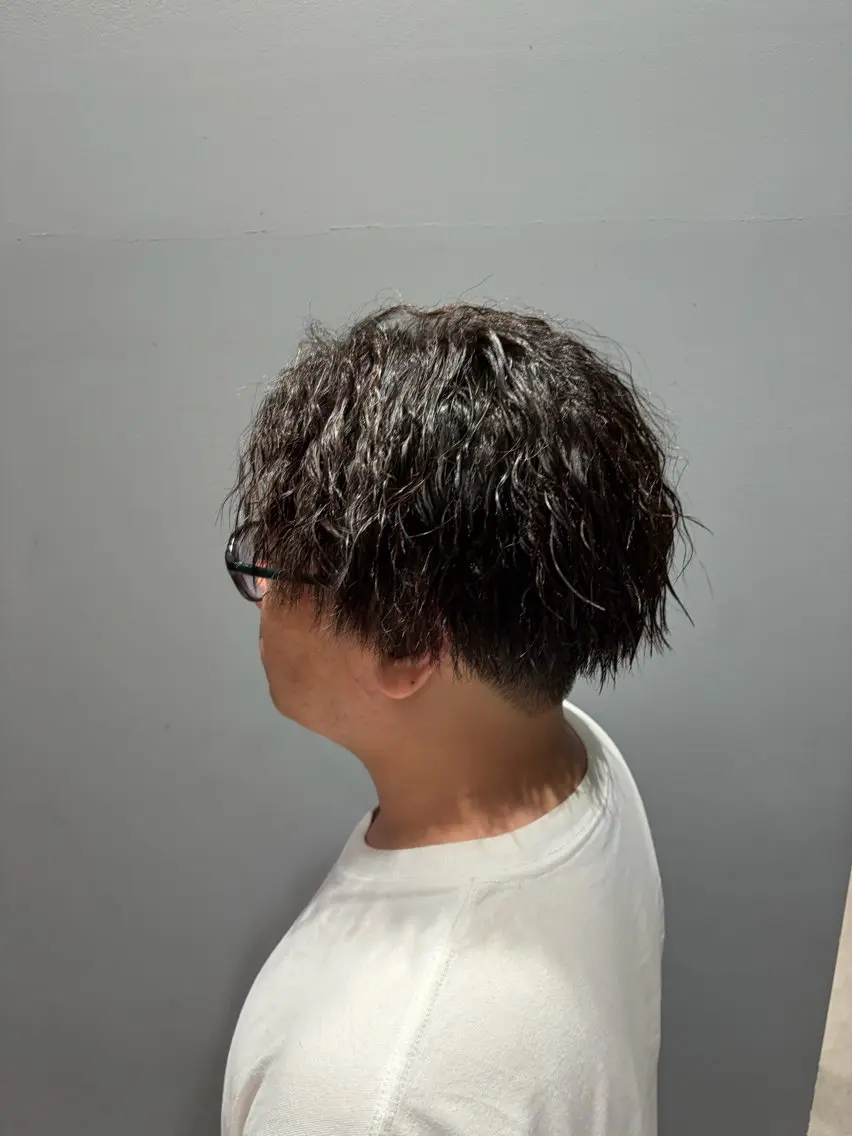 ミディアム ミディアムパーマ カット パーマ 安藤萌栞 ／パーマモデル募集のヘアスタイル