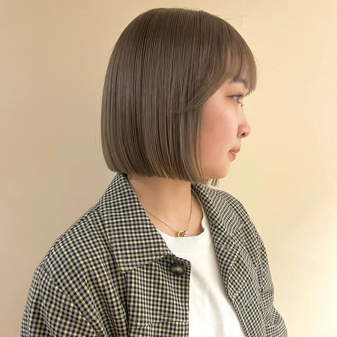 ミディアム カラー カット ヘアカラー 🥃まろやかカラー/ ボブ🥃yujiroのヘアスタイル
