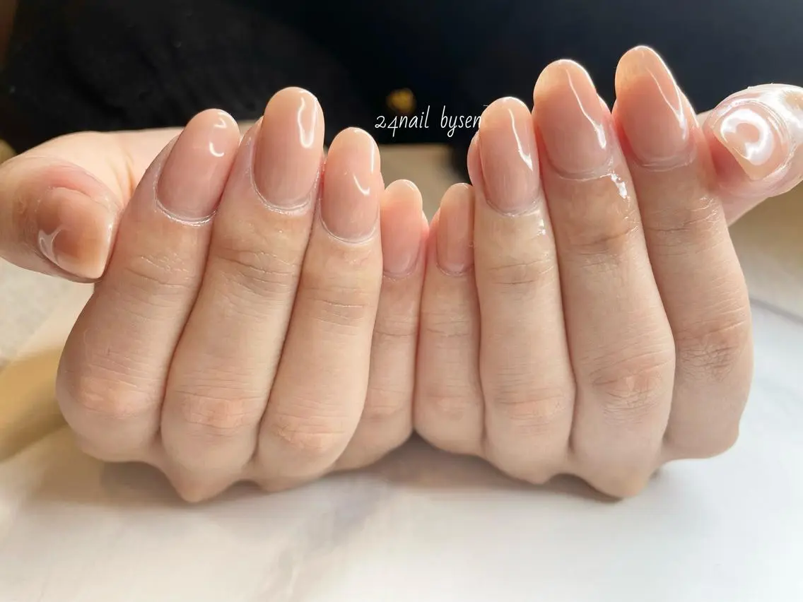 ネイル シンプルネイル Atelier by 24nail/Ayaのネイルデザイン