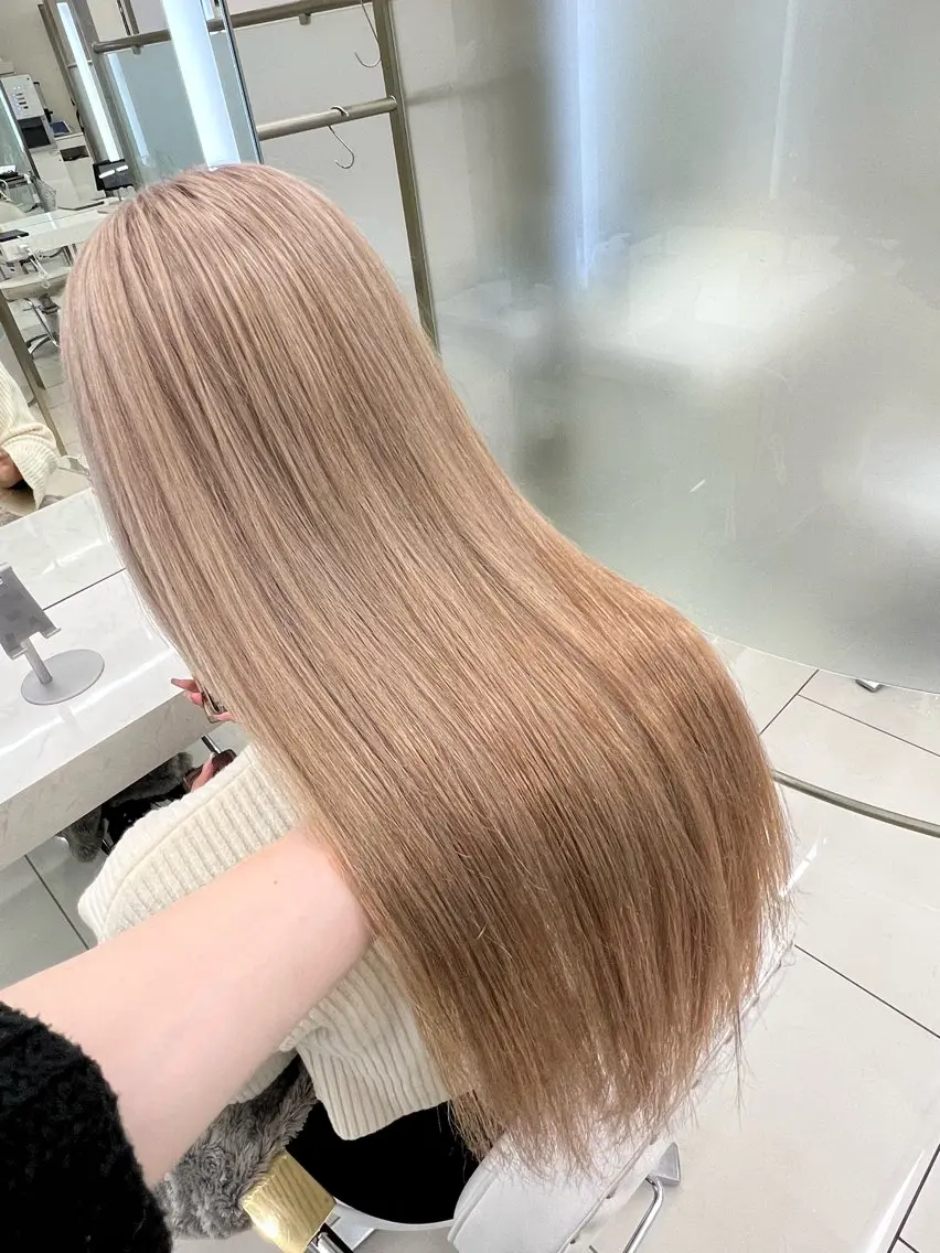 ロング ヘアカラー 透明感カラー/ 髪質改善/kuroのヘアスタイル