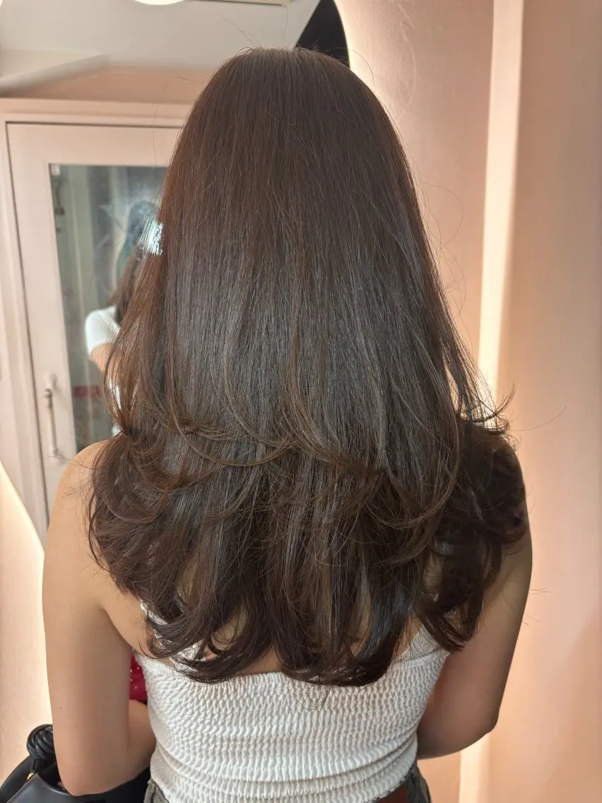 カラー カット ヘアカラー YOLO 渋谷 NANAMIのヘアスタイル