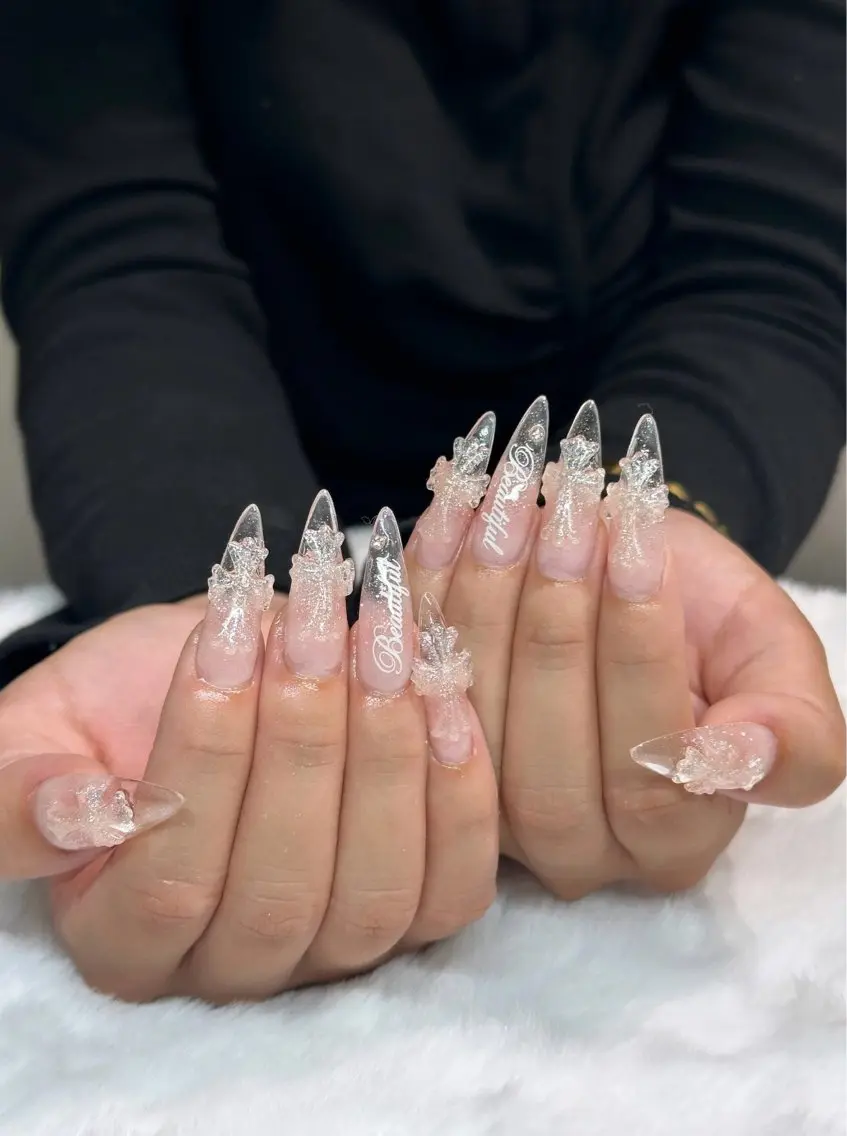 ネイル ロングネイル ハンドネイル MUA aoiのネイルデザイン