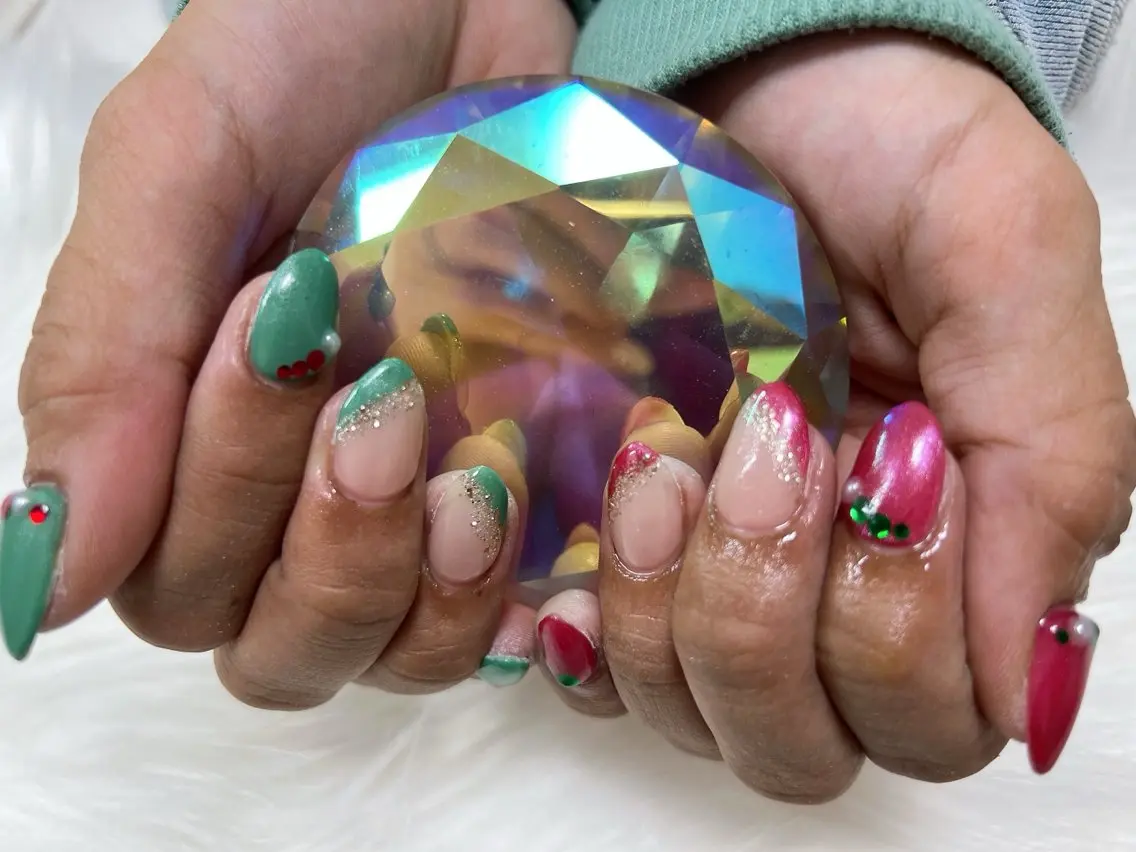 ネイル 冬ネイル クリスマス coco nailのネイルデザイン