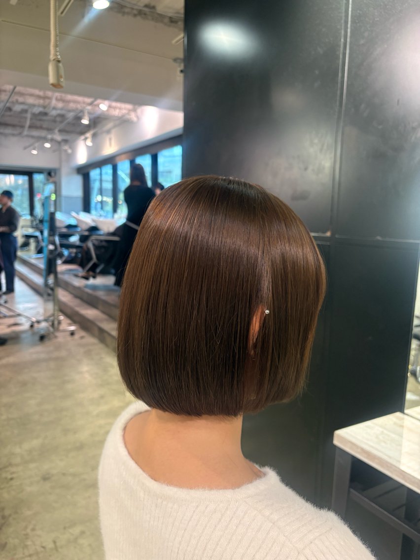 ショート カラー ブラウンカラー カット ヘアカラー 🪐 ayameのヘアスタイル