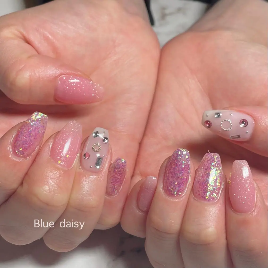 ネイル Blue daisy 栄本店のネイルデザイン
