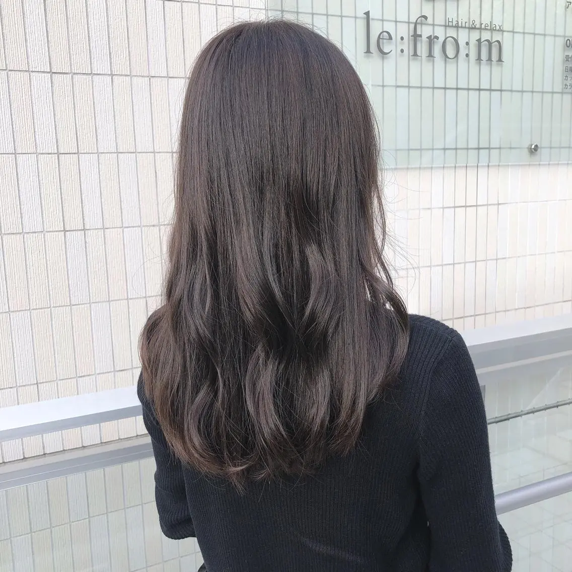 ロング カラー 透明感カラー こだわりカラー🕊️ 坪井美南🌼のマツエク・マツパデザイン