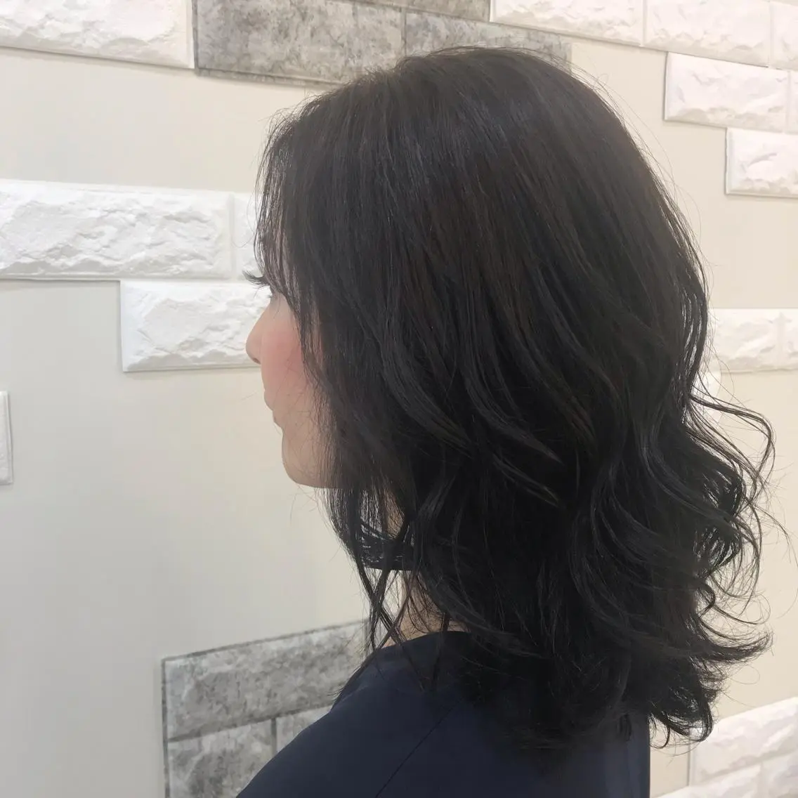 ミディアム トリートメント 女性目線でつくる ボブ縮毛矯正のヘアスタイル