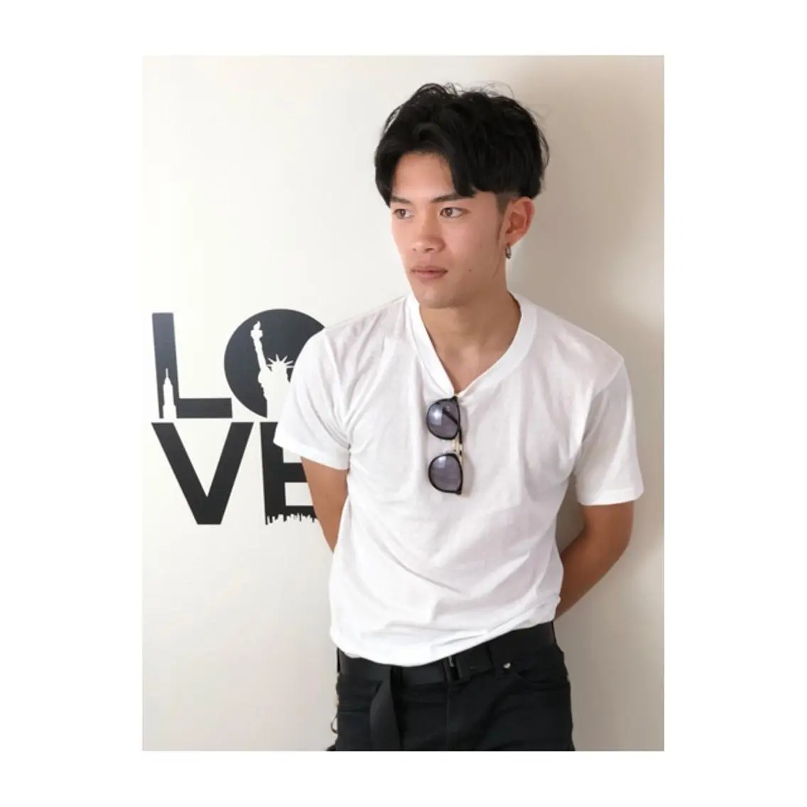メンズ アップバング ショートが得意✂️ 藤城建太のヘアスタイル