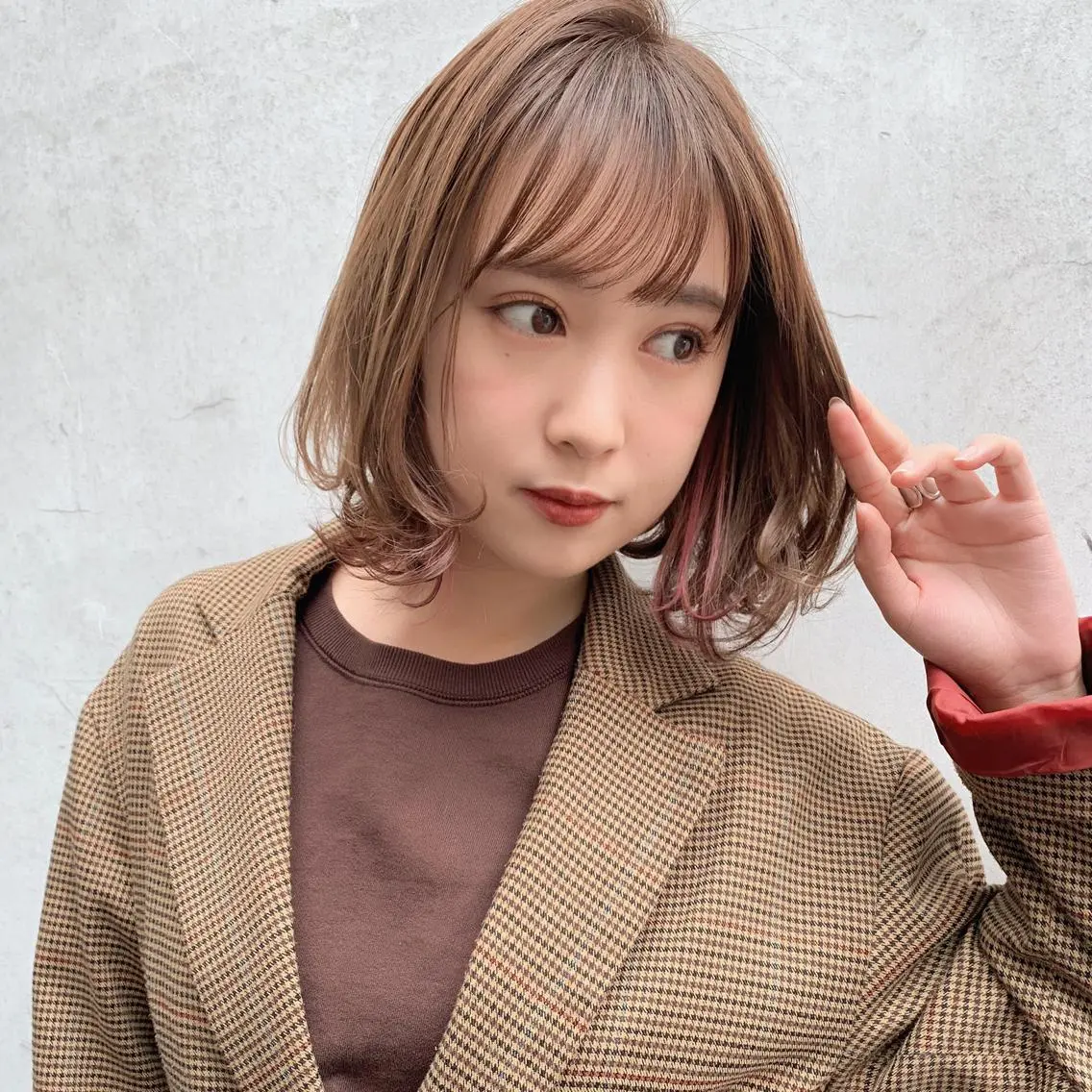 ミディアム カラー 髪質改善☆ 縮毛矯正miyuのヘアスタイル