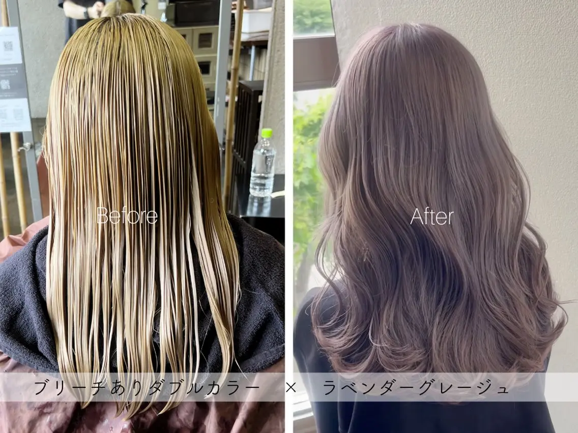 カラー ブリーチ ダブルカラー SARAJU 仁川店【カラー特化】のヘアスタイル