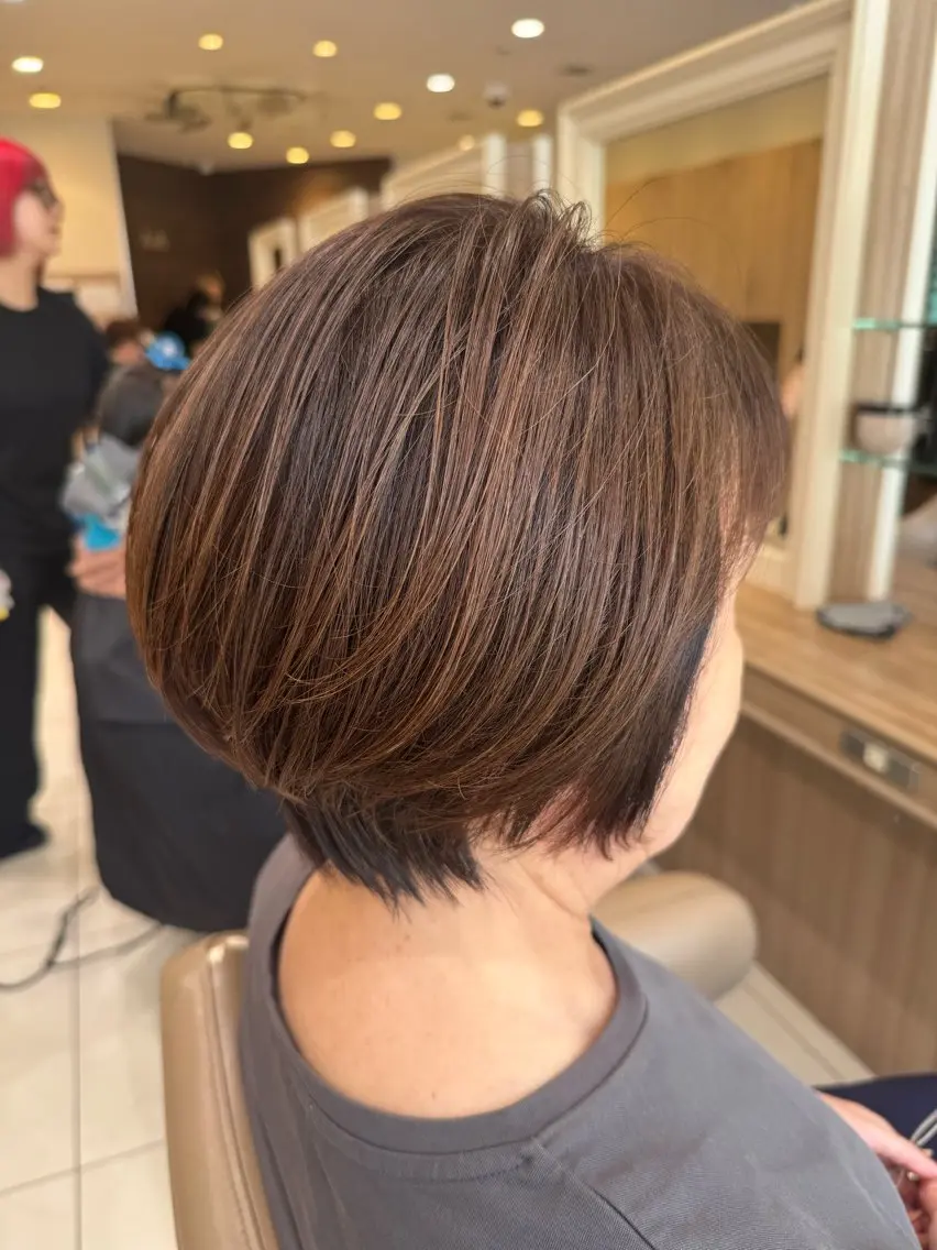ショート ママ美容師⭐️ シモダイラ ヒデミのヘアスタイル