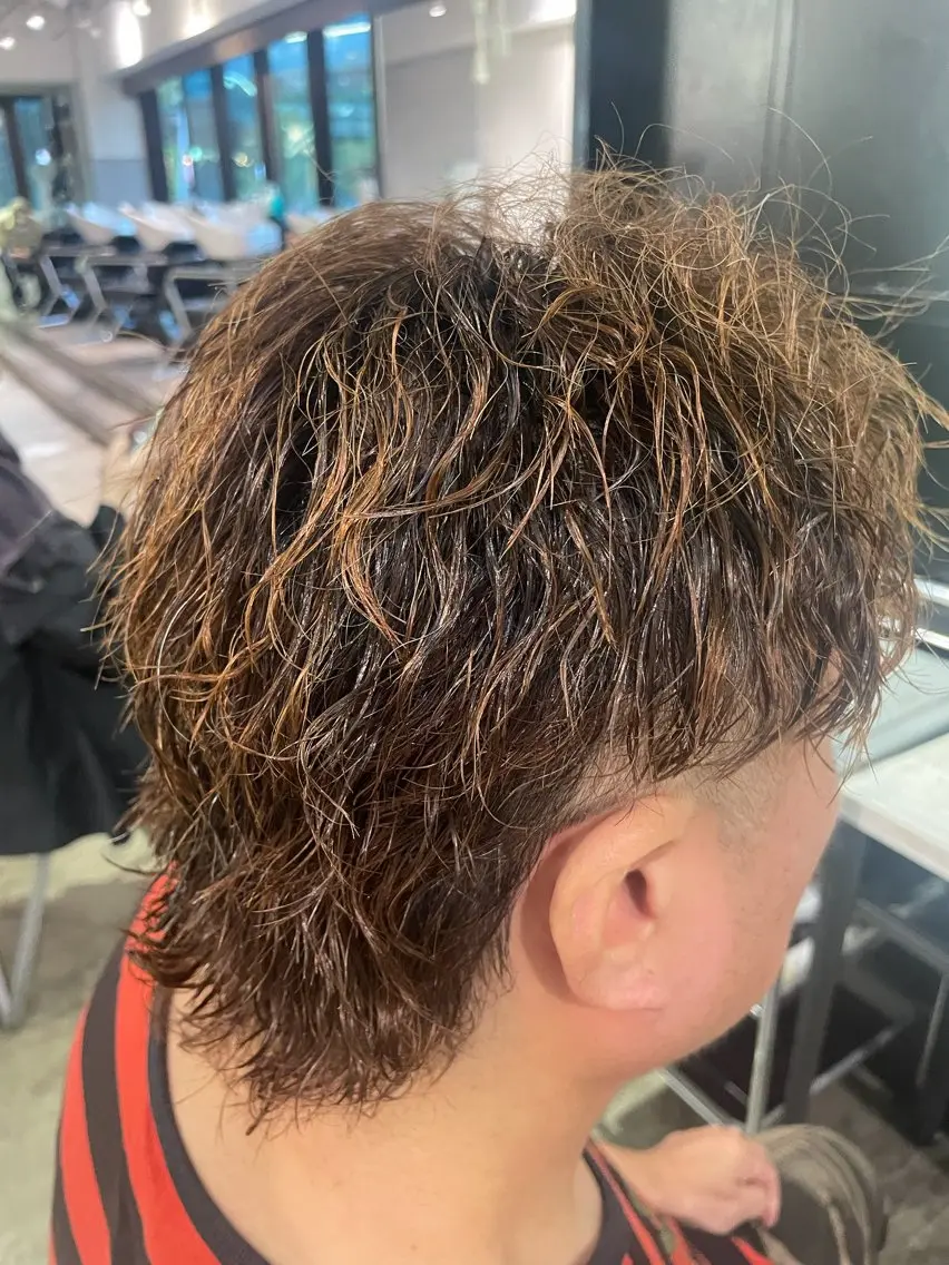 パーマ メンズ メンズパーマ パーマ mitchy モデル様募集中♪のヘアスタイル