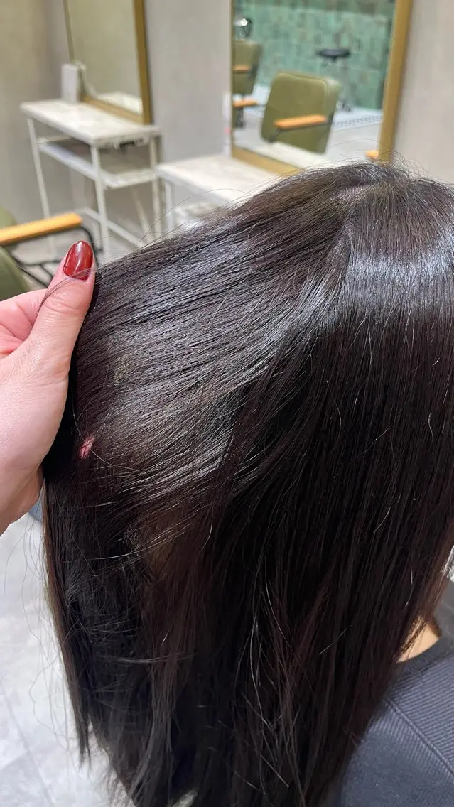 ロング カラー カラー/クロスパーマ /髪質改善/AiNAのヘアスタイル